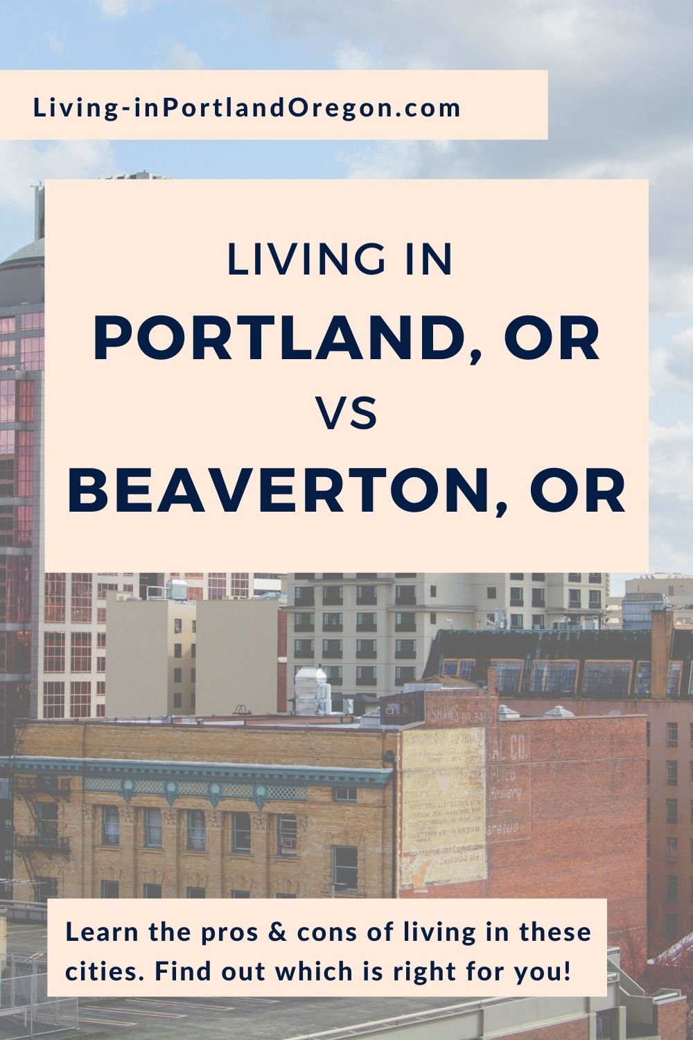 Living in Beaverton vs Portland Oregon pins (4)