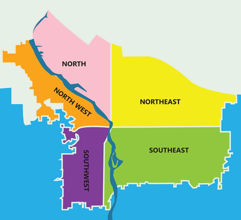 Portland Oregon Region map, Real Agent Now Portland Real Estate Agents