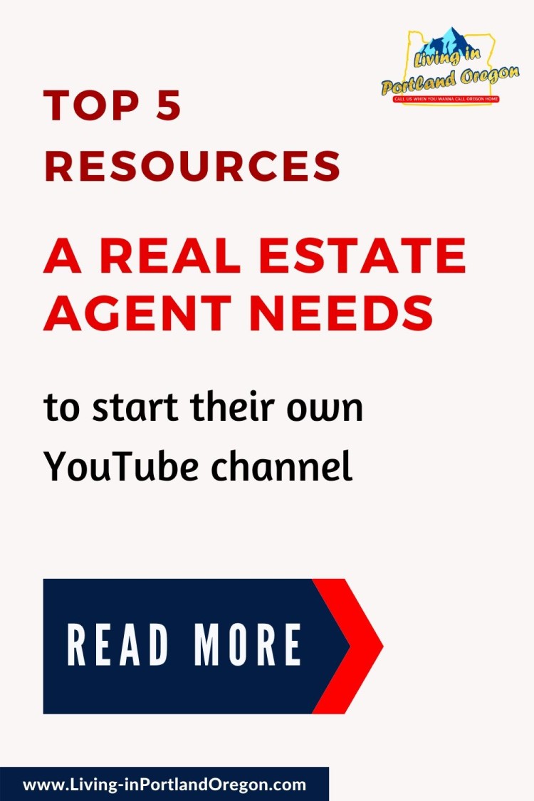 Top 5 Resources a Real Estate Agent needs to start their own YT channel, The YouTube Agents