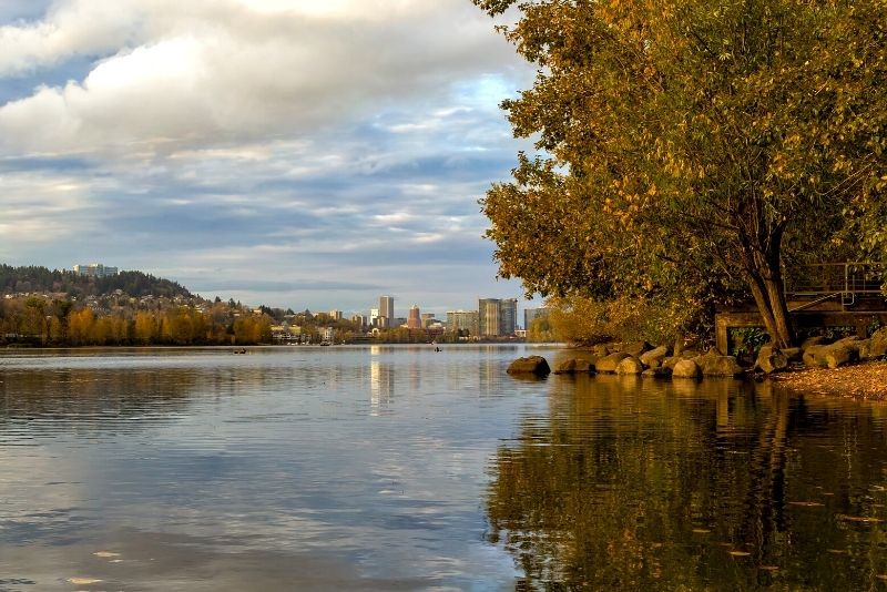 View from a Sellwood Moreland Oregon park, Living in Sellwood Moreland Oregon