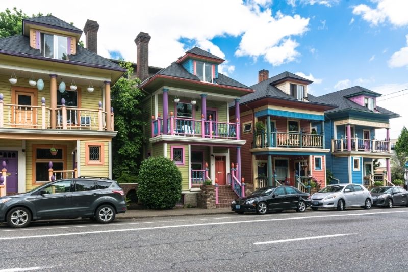 colorful historic homes in Portland, Most Asked Questions about Moving to Portland Oregon