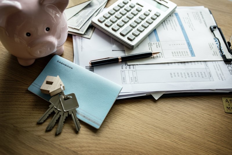 flatlay of mortgage paperwork, Buying a House with a VA Loan in Portland Oregon, Portalnd OR real estate agents (13)